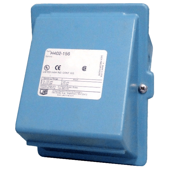 United Electric Pressure Switch, 400 Series Type H402 Models 126 to 164